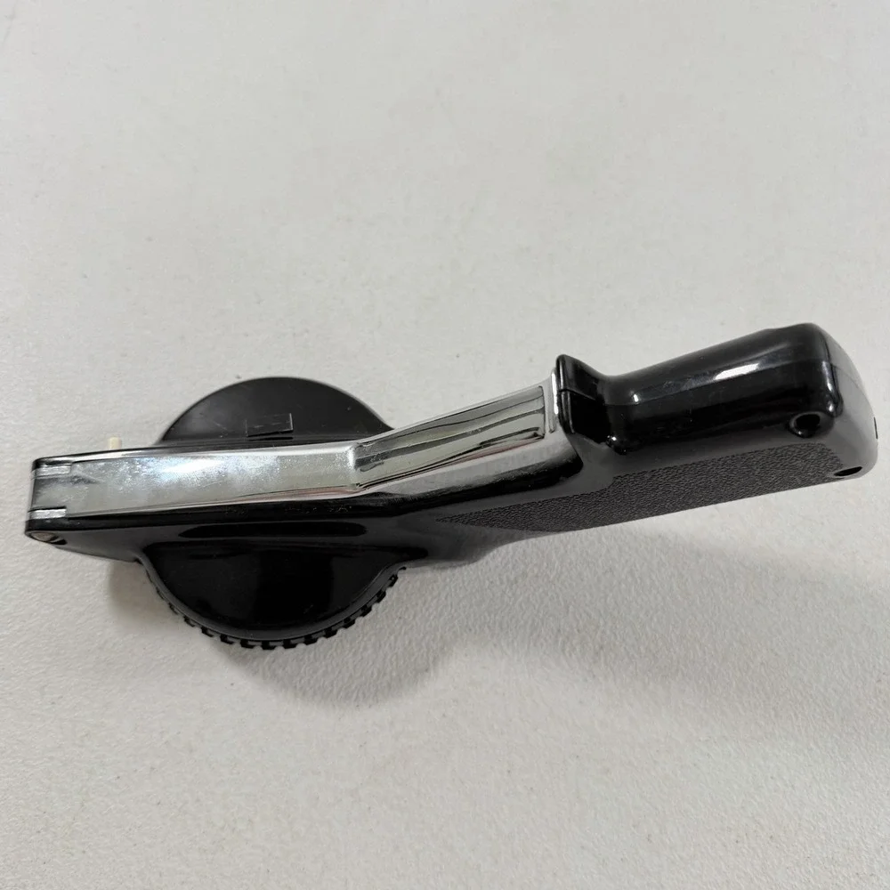 Vintage Rotex 880 Black & Chrome Professional Label Tape Maker - 3/8